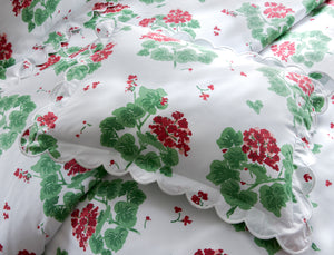 Geranium Pillowcase, Set of 2
