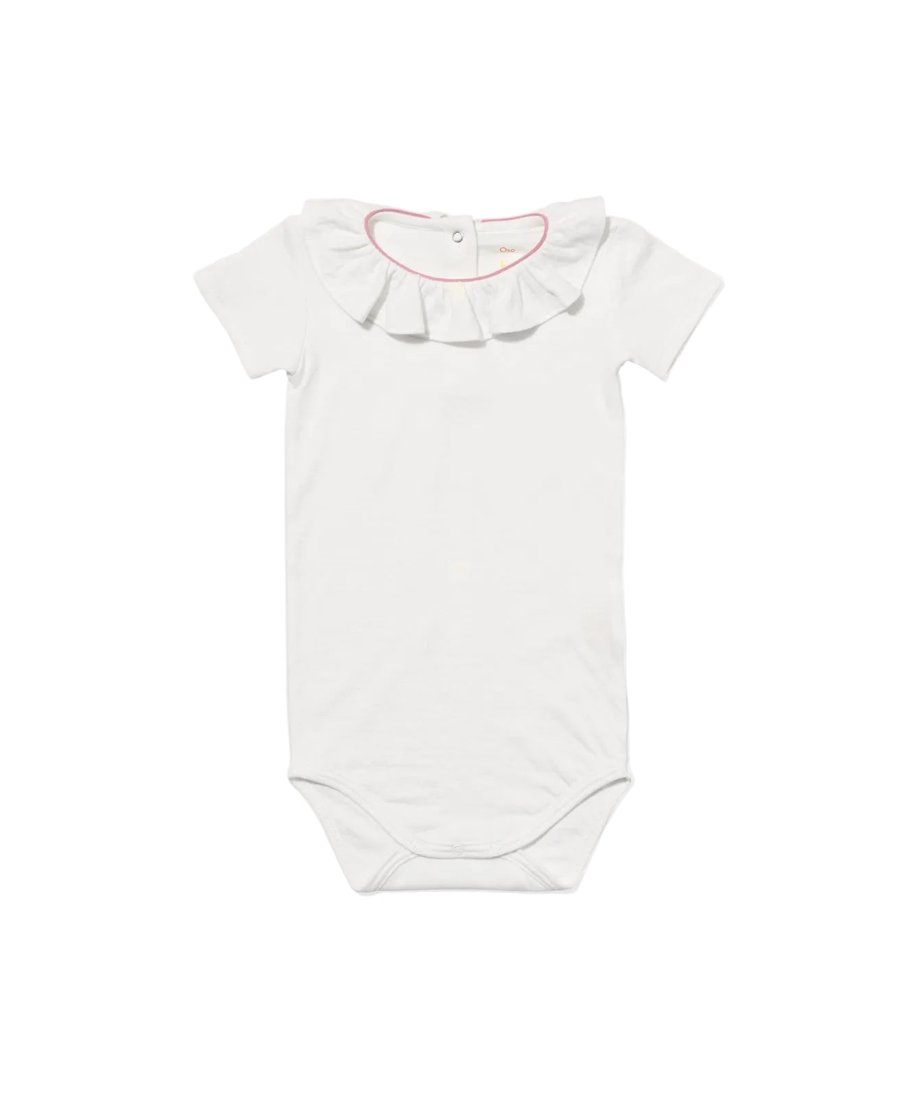 Belle Ruffle One-piece in Rose Piping