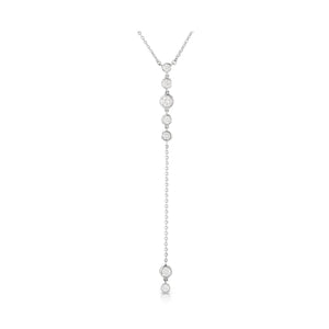 Bezel Starstruck Lariat Necklace
