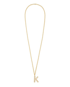 The Very Big Puffy Initial Necklace