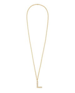 The Very Big Puffy Initial Necklace