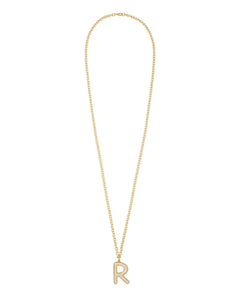 The Very Big Puffy Initial Necklace