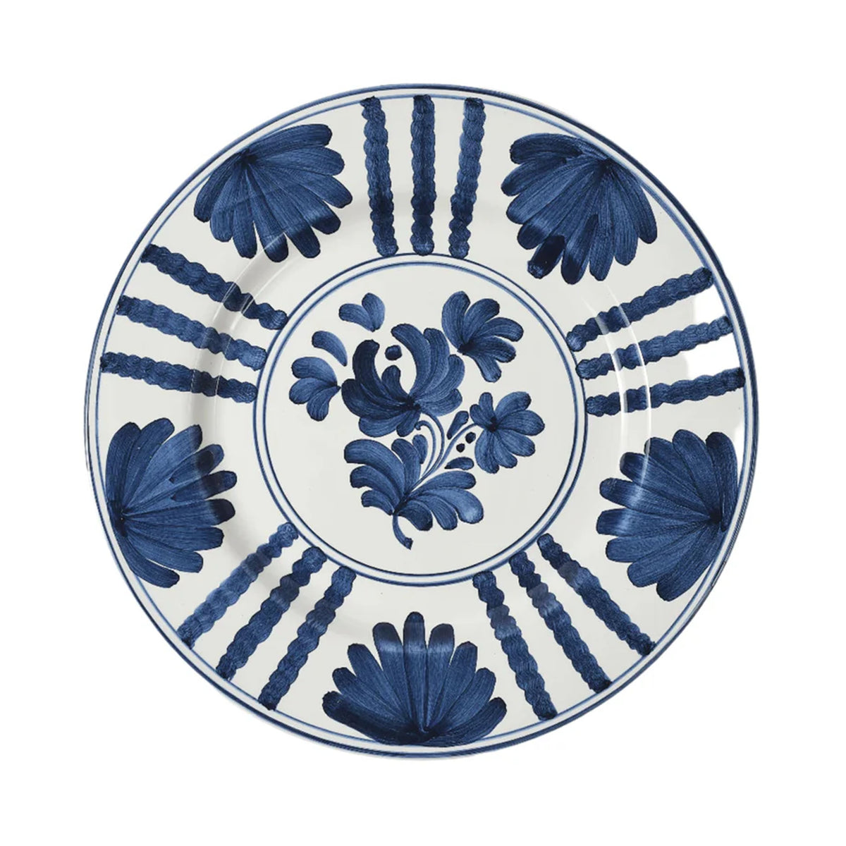 Blossom Dinner Plate, Midnight Blue