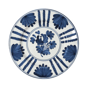 Blossom Dinner Plate, Midnight Blue