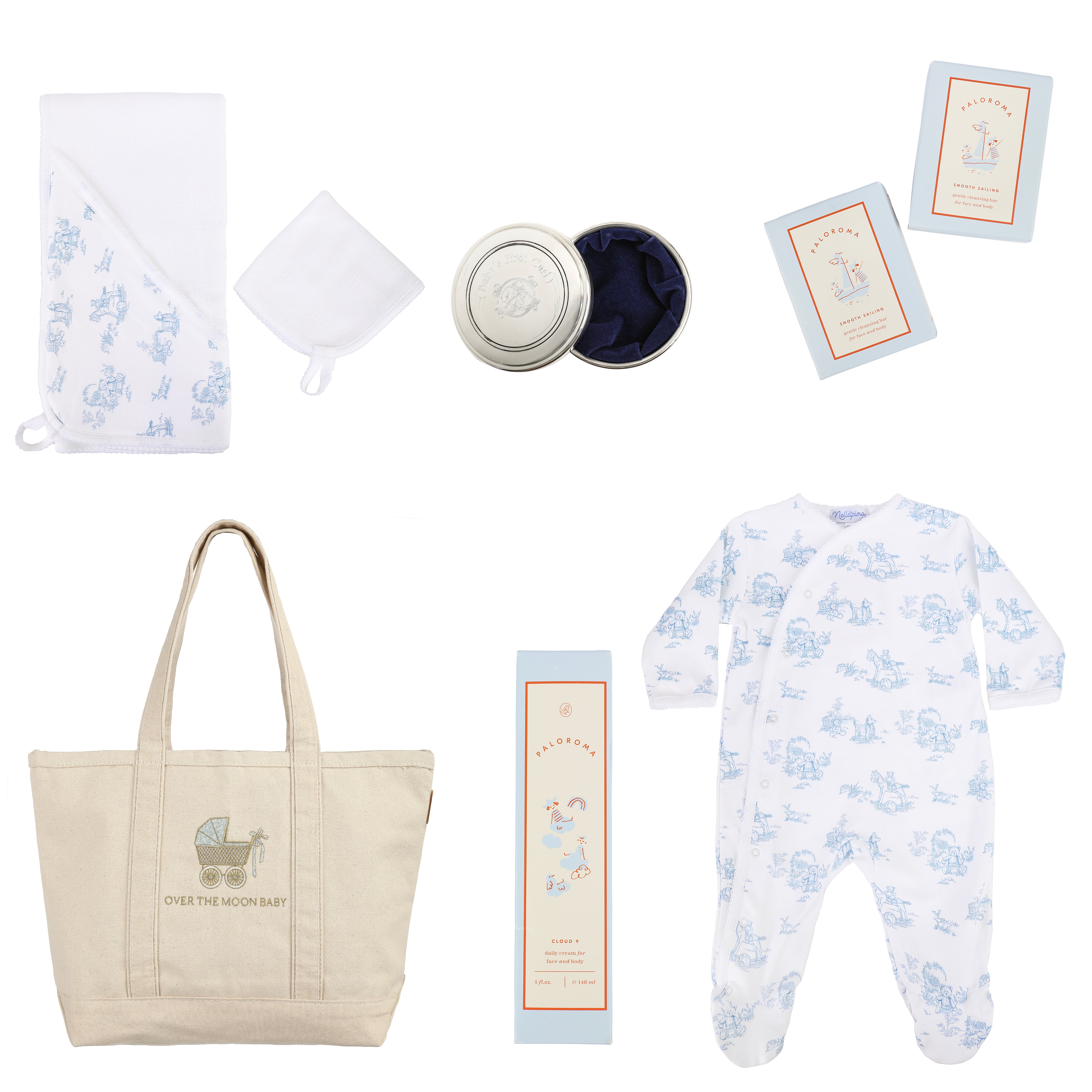 Bath Baby Bundle in Blue