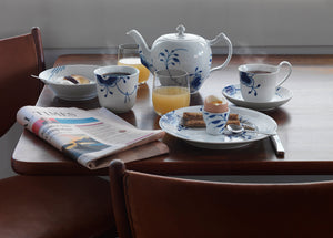 Blue Fluted Mega Egg Cup S/2 2"