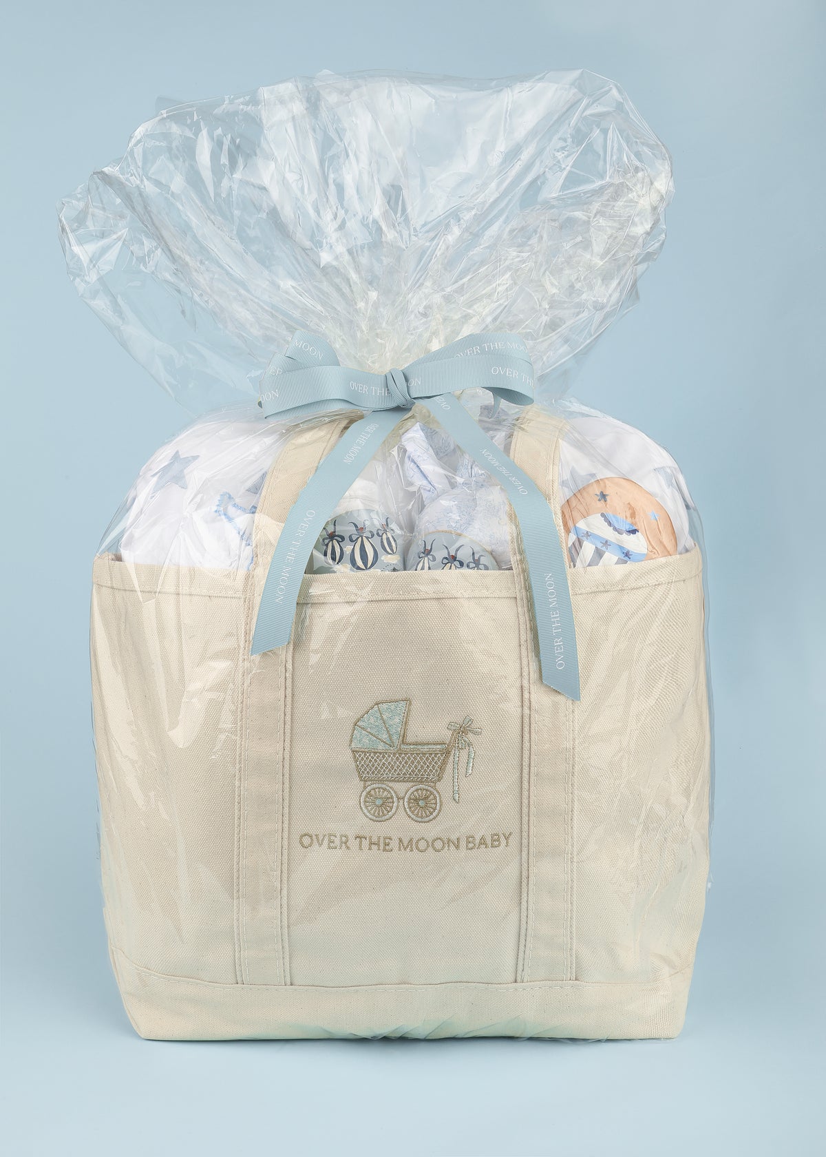Over The Moon's "Over The Top" Blue Baby Bundle
