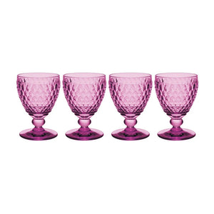 Boston Berry Red Wine in Berry, Set of 4