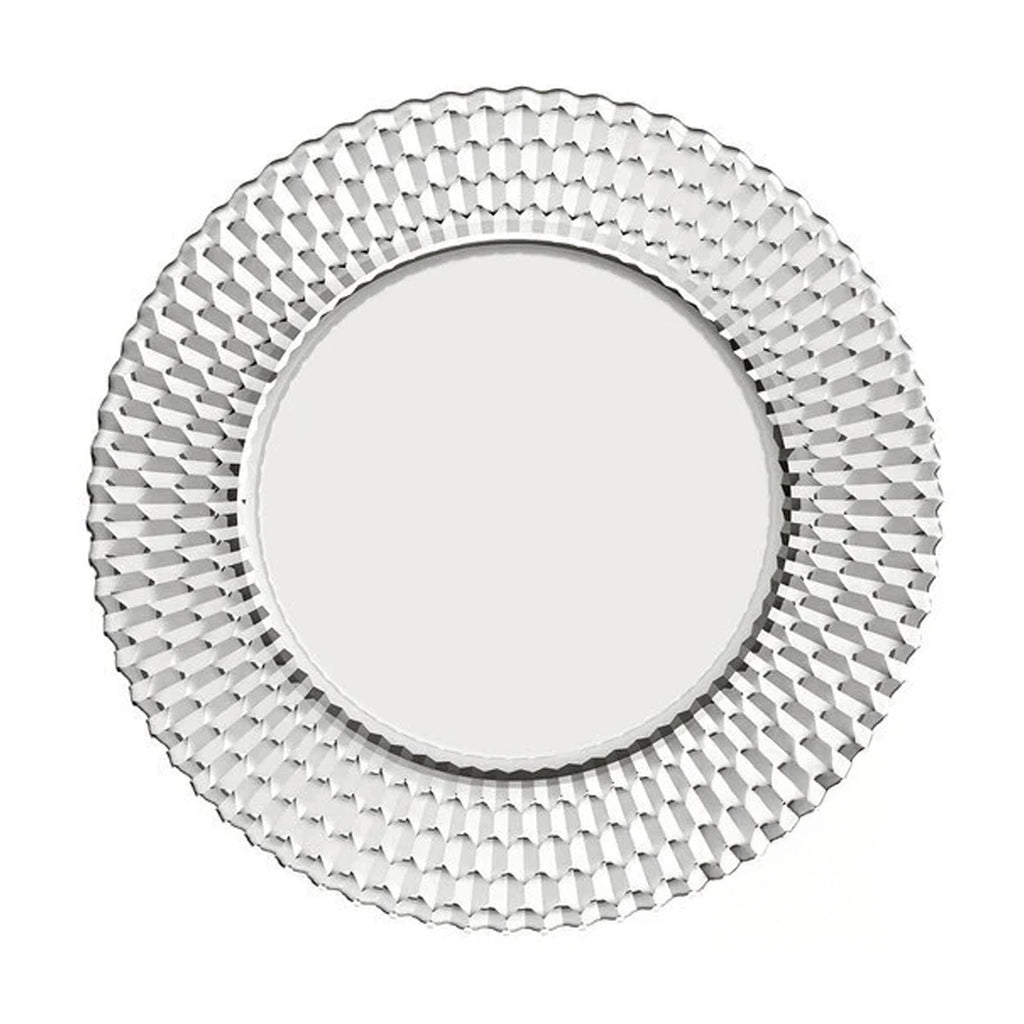Boston Buffet Plate Pair in Clear, Set of 2