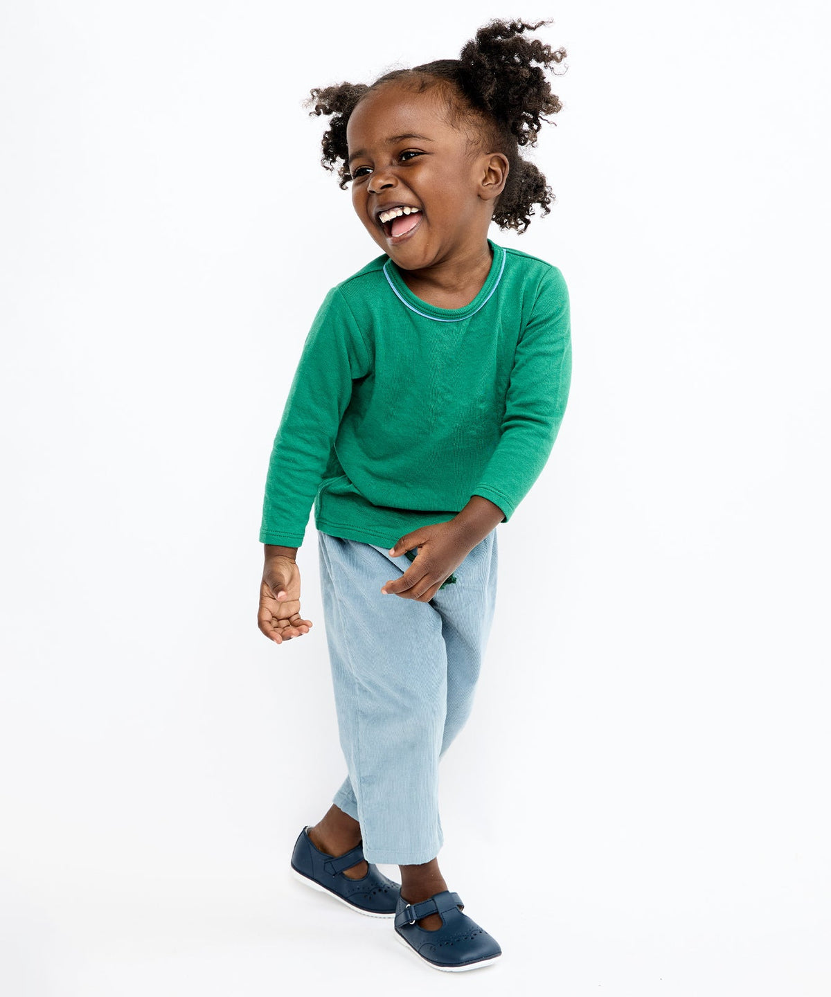 Bowie Baby Pant in Rain Corduroy