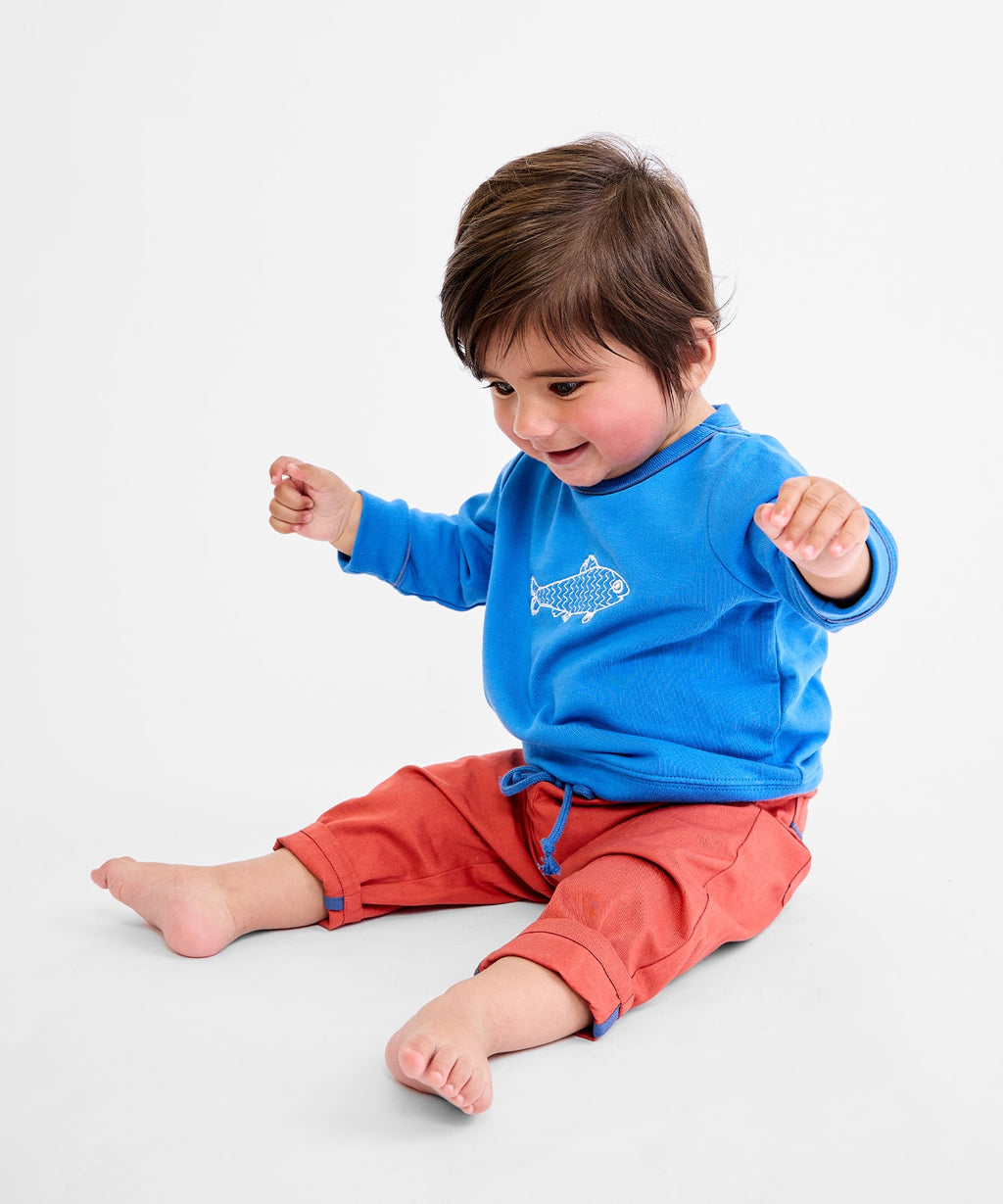 Bowie Baby Pant in Tomato