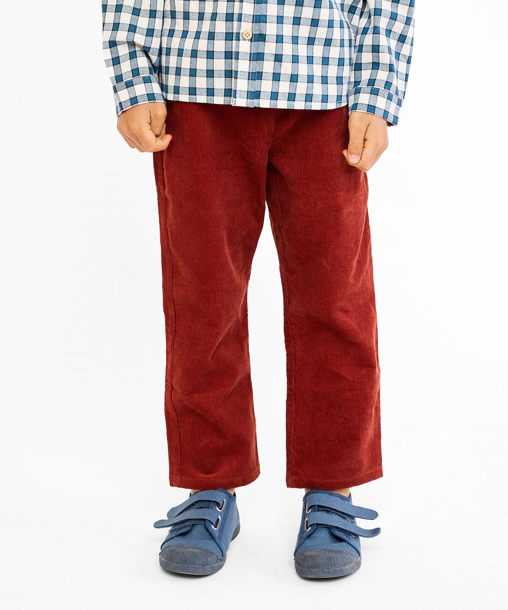 Bowie Pant in Copper Corduroy