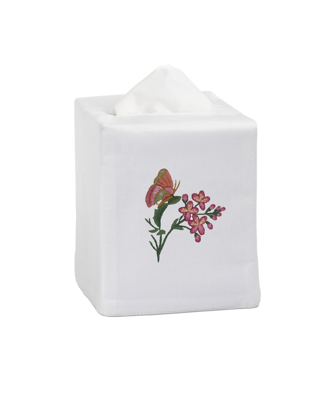 Butterflies & Flowers Tissue Box Cover