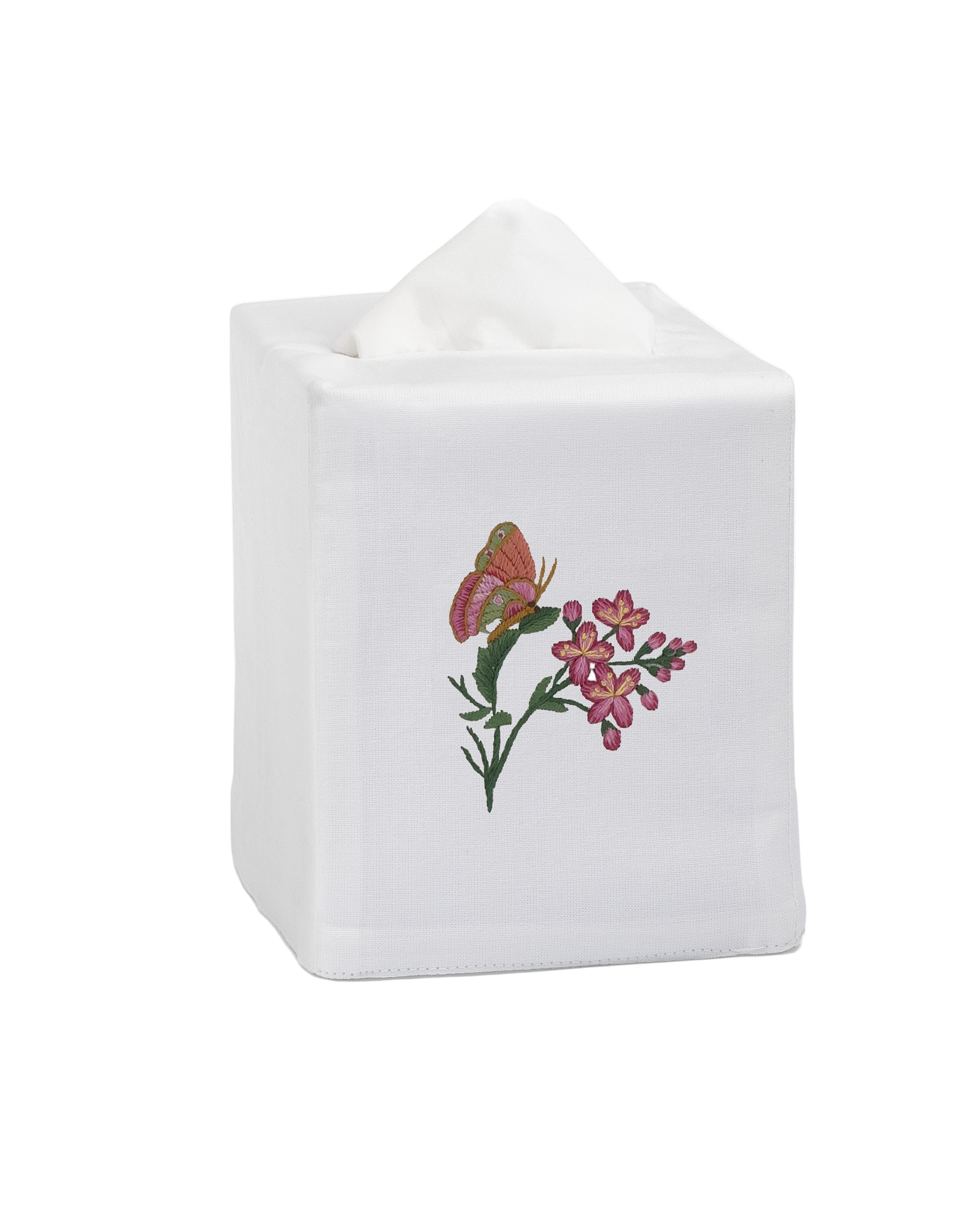 Butterflies & Flowers Tissue Box Cover