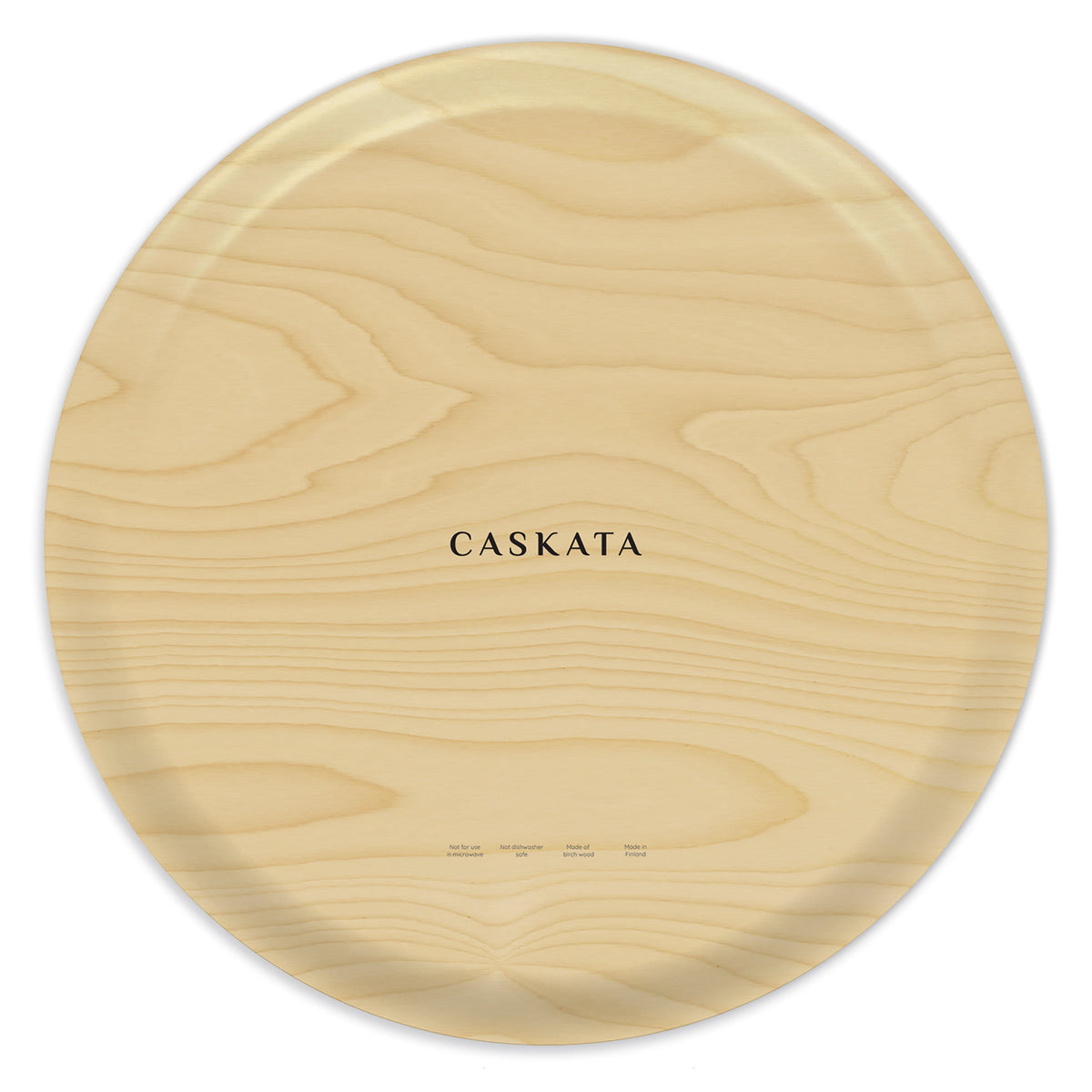 Butterflies Large Round Birchwood Tray
