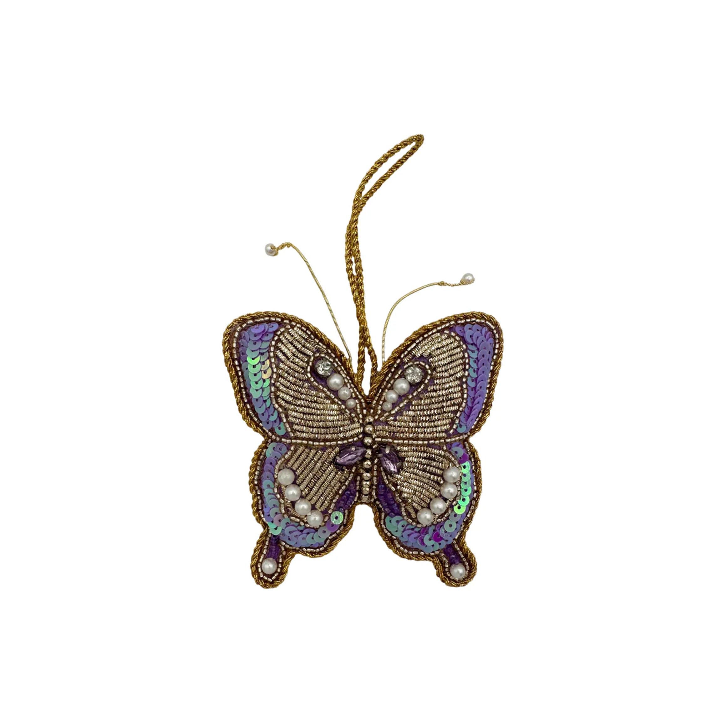 Butterfly Purple Ornament