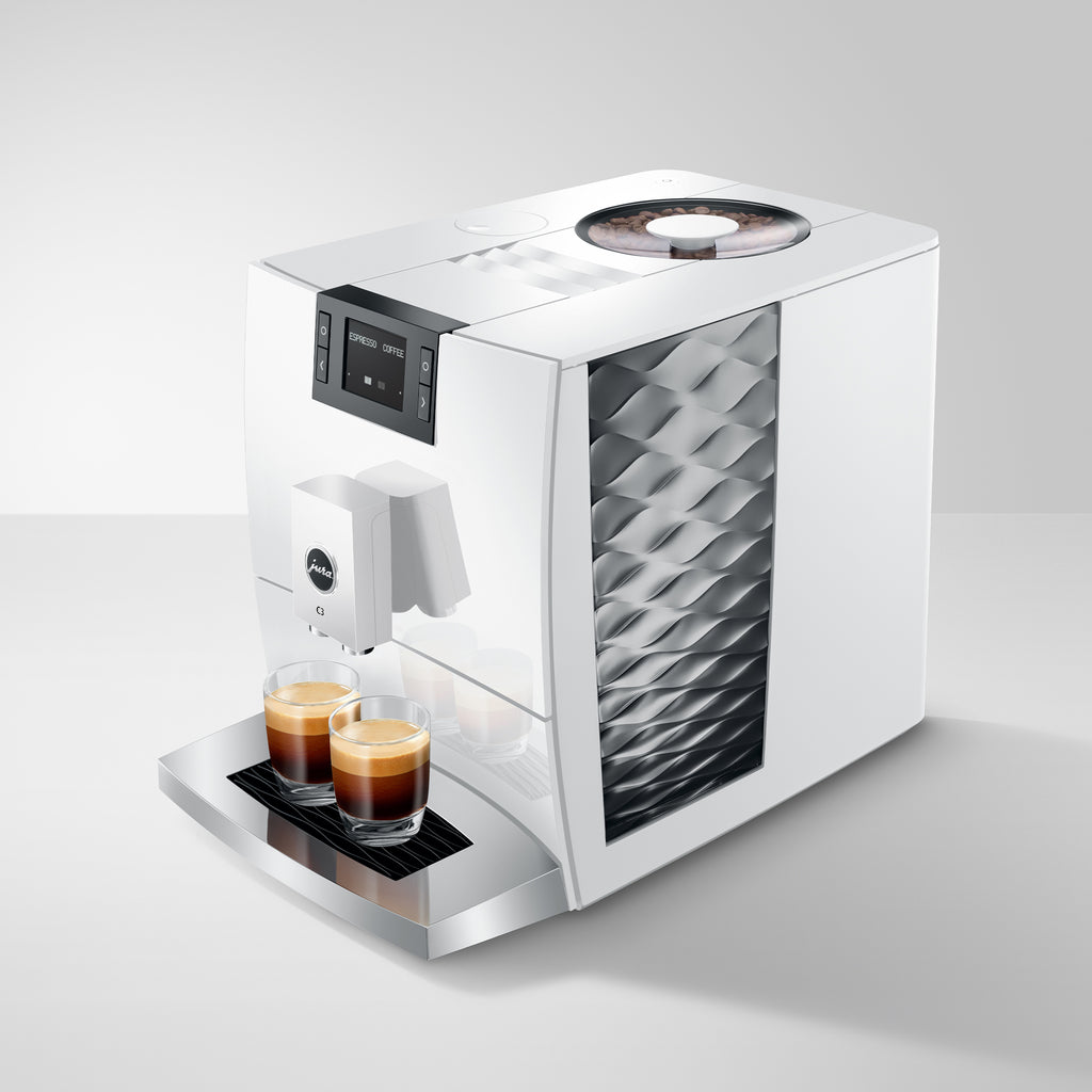 C3 Fully Automatic Coffee Machine in Piano White