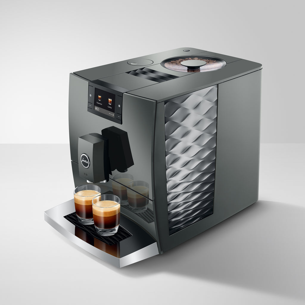 C9 Fully Automatic Coffee Machine in Piano Inox