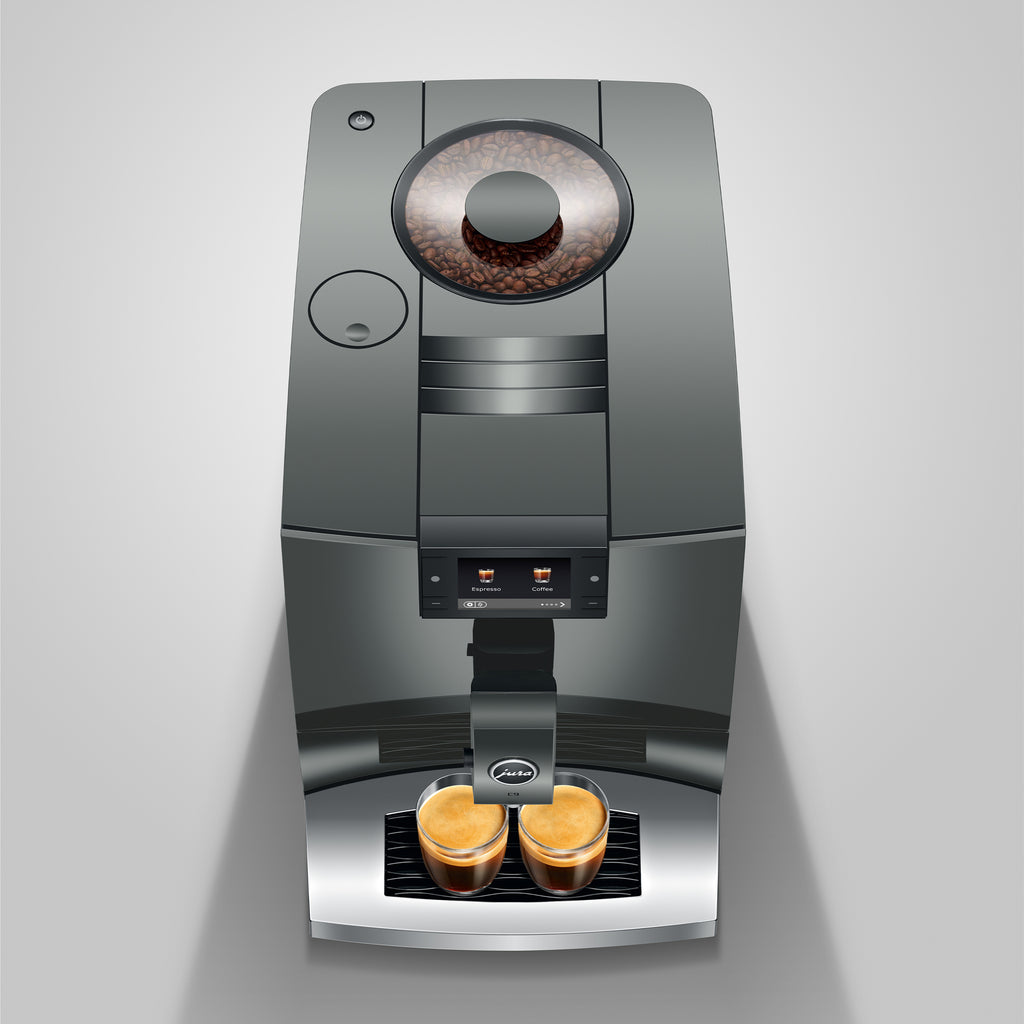 C9 Fully Automatic Coffee Machine in Piano Inox