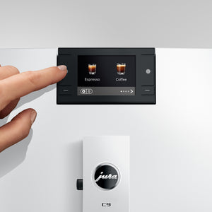 C9 Fully Automatic Coffee Machine in Piano White