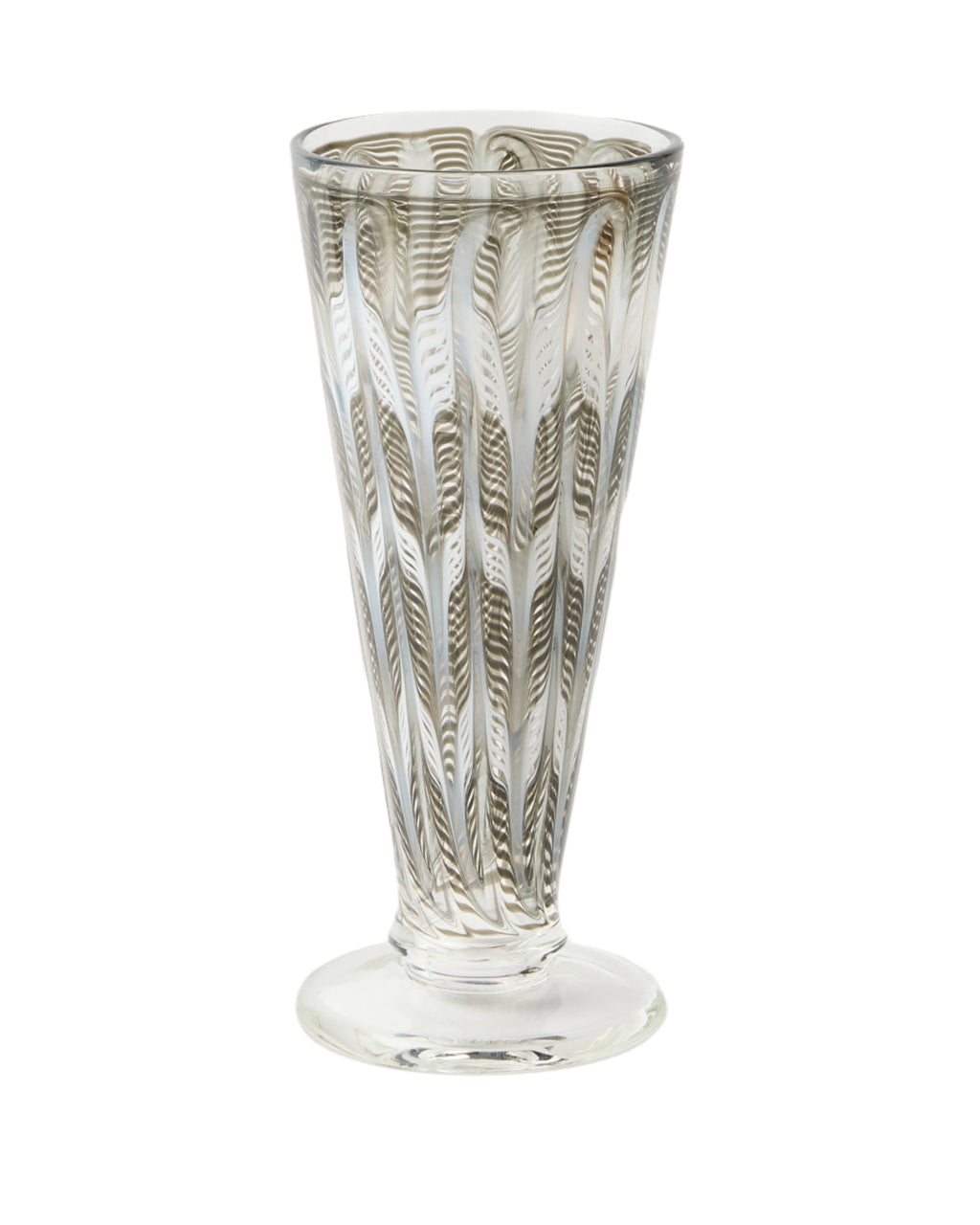 D’Ascoli Donatello Flute Glasses in Walnut, Set of 6