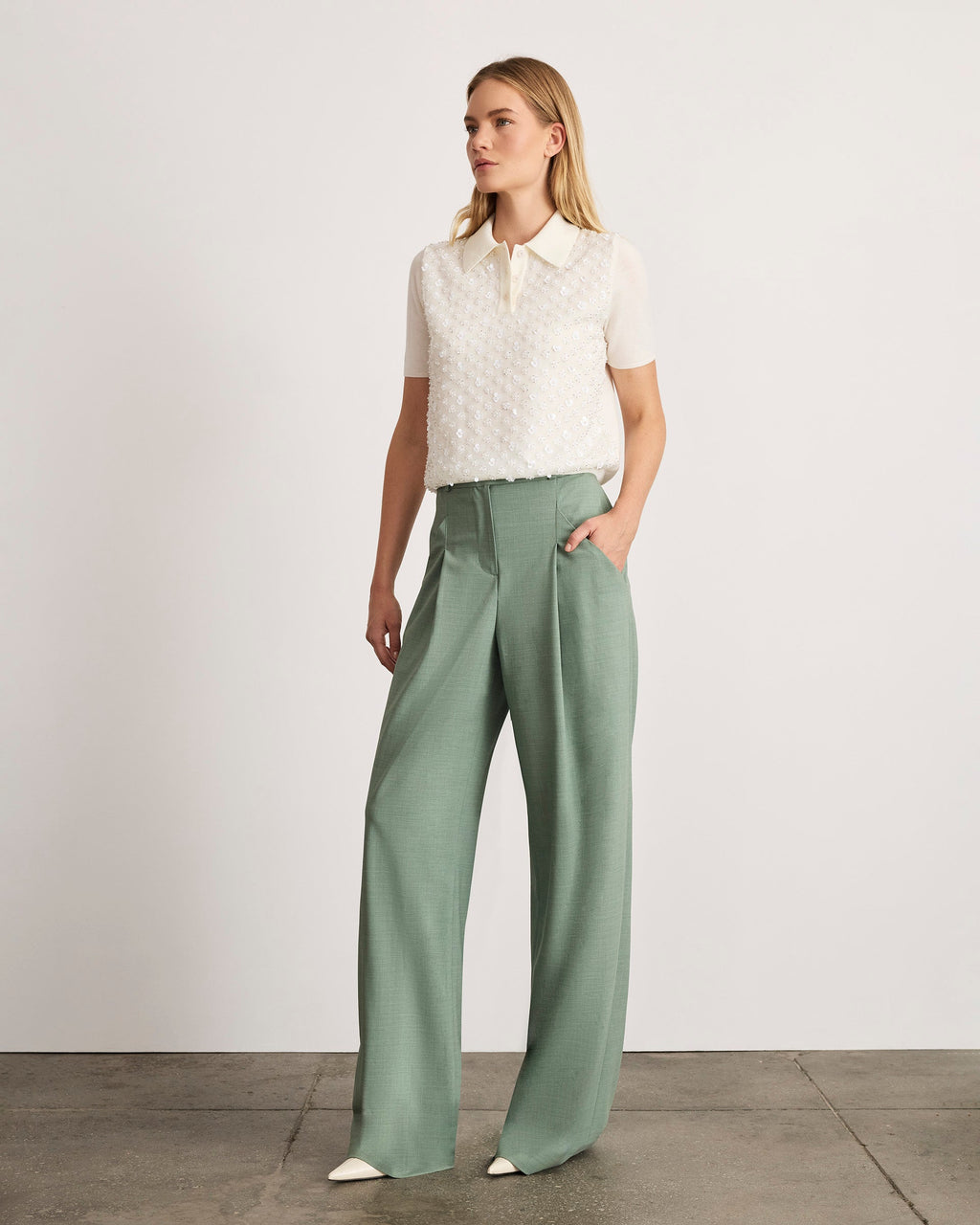 Camilla Knit Top in Cream