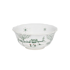 Country Estate Winter Frolic Place Setting in Evergreen, Set of 16