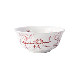 Country Estate Winter Frolic 4-Piece Place Setting in Ruby