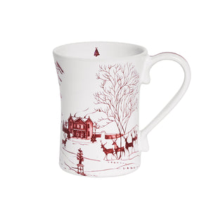 Country Estate Winter Frolic 4-Piece Place Setting in Ruby
