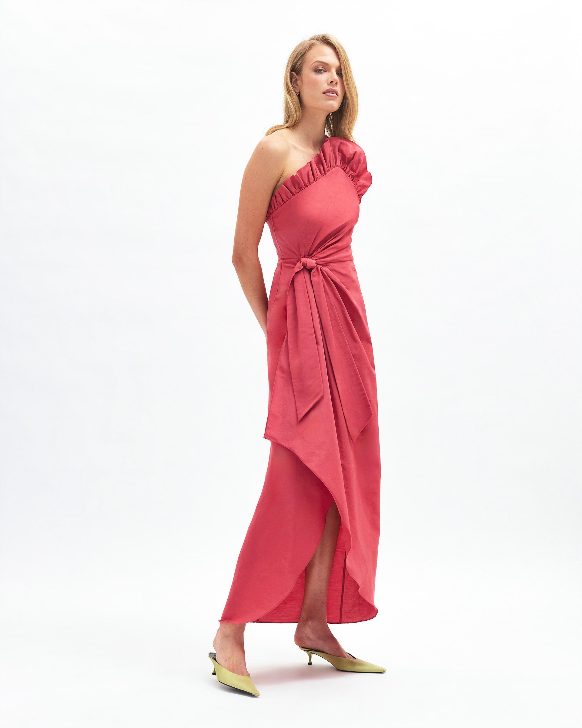 Charlotte Gown in Coral