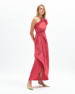 Charlotte Gown in Coral