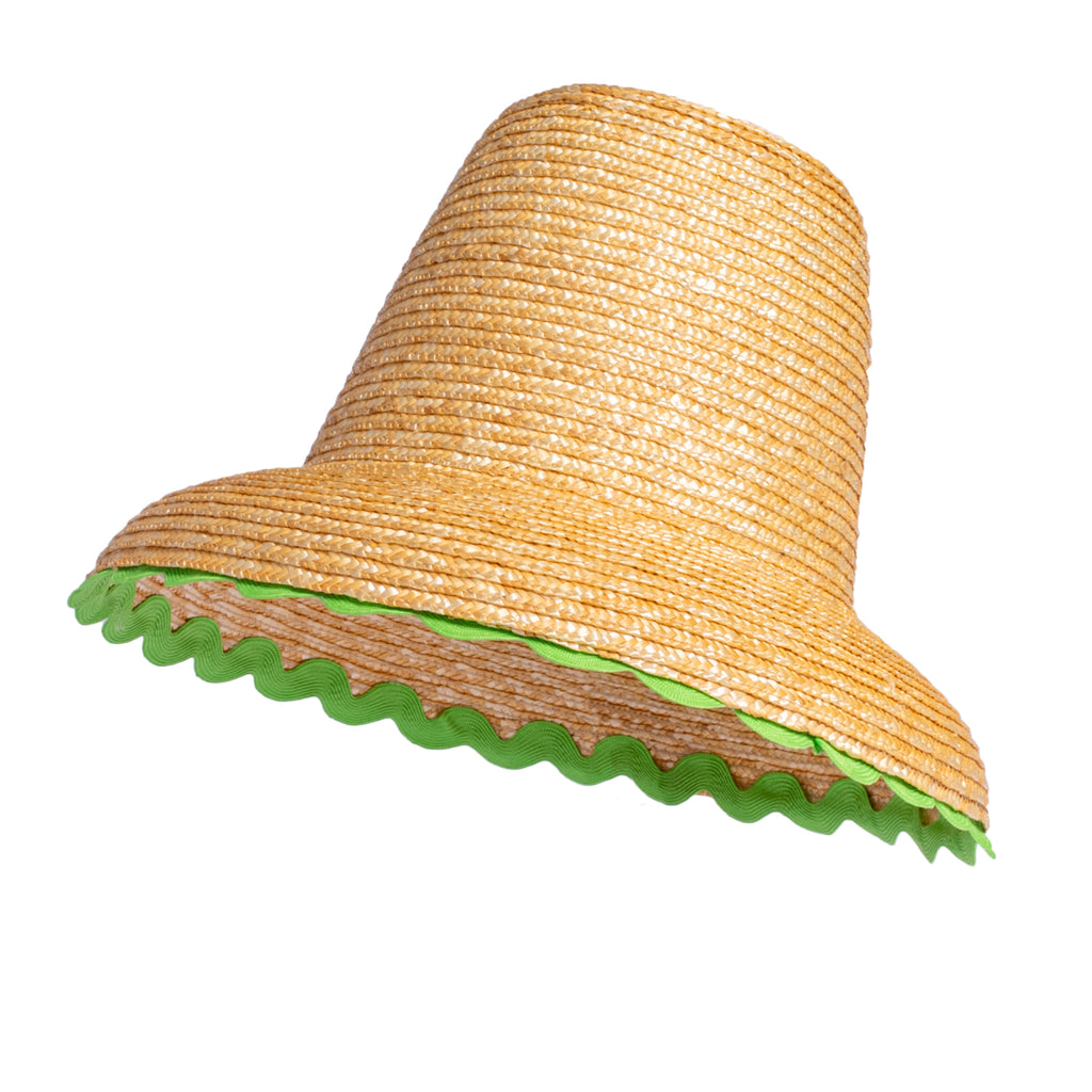 Wavy Hat in Peridot