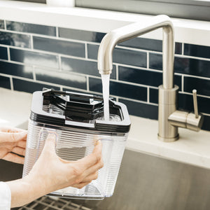 Specialty Coffeemaker with Fold-Away Frother & Glass Carafe