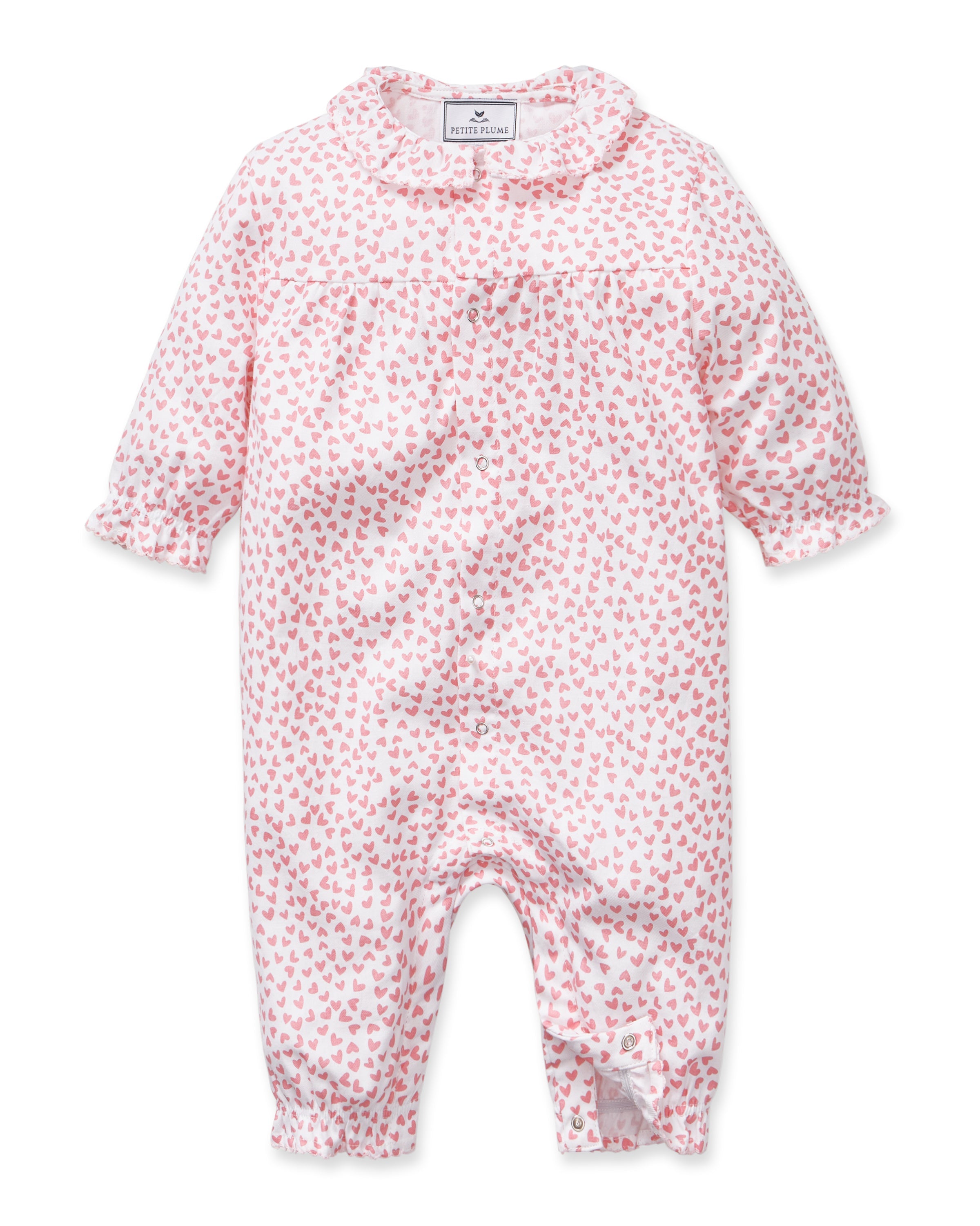 Baby’s Twill Madeline Romper in Sweethearts