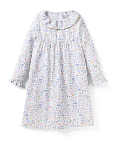 Kid’s Twill Scarlett Nightgown in Baking Spirits Bright