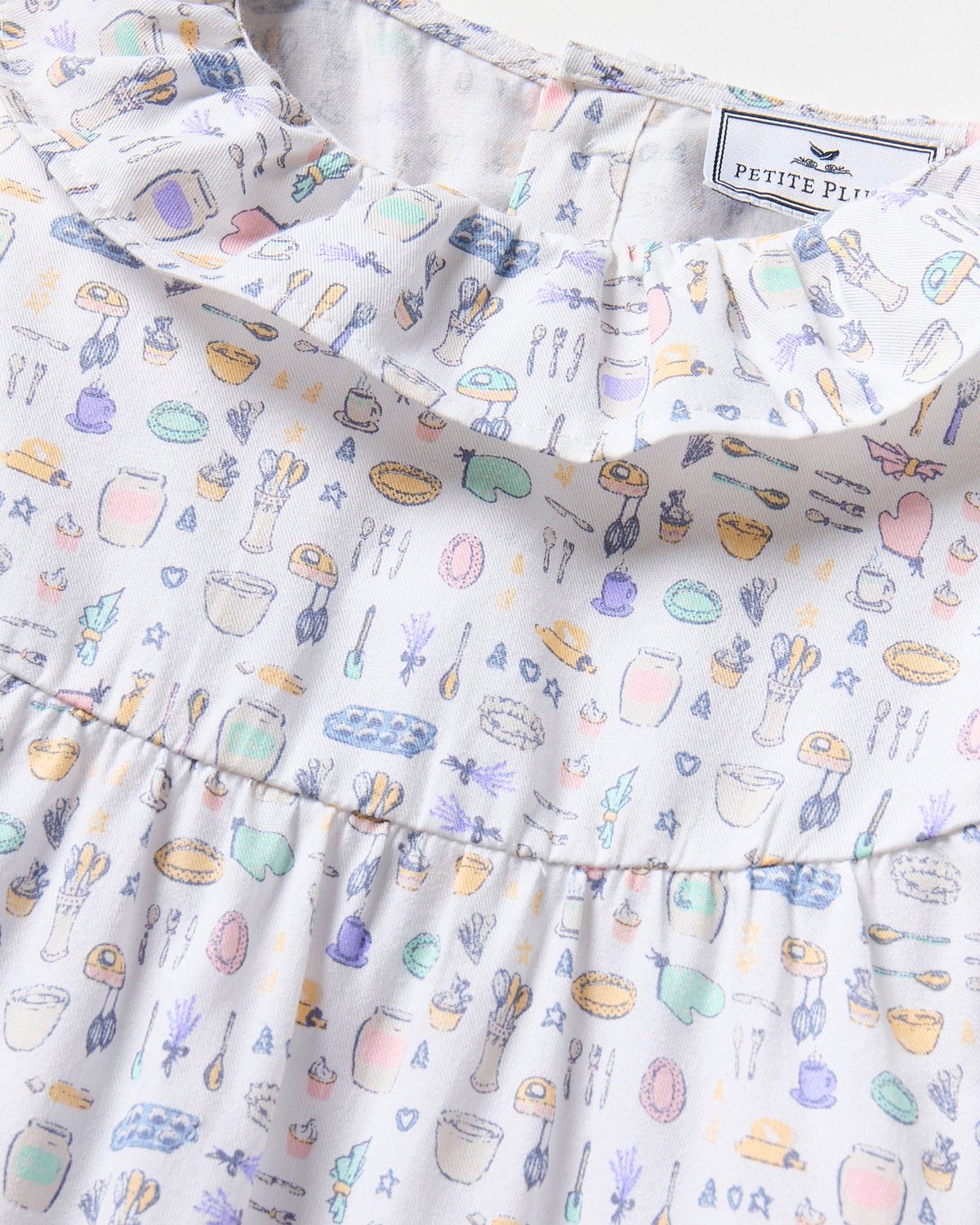 Kid’s Twill Scarlett Nightgown in Baking Spirits Bright