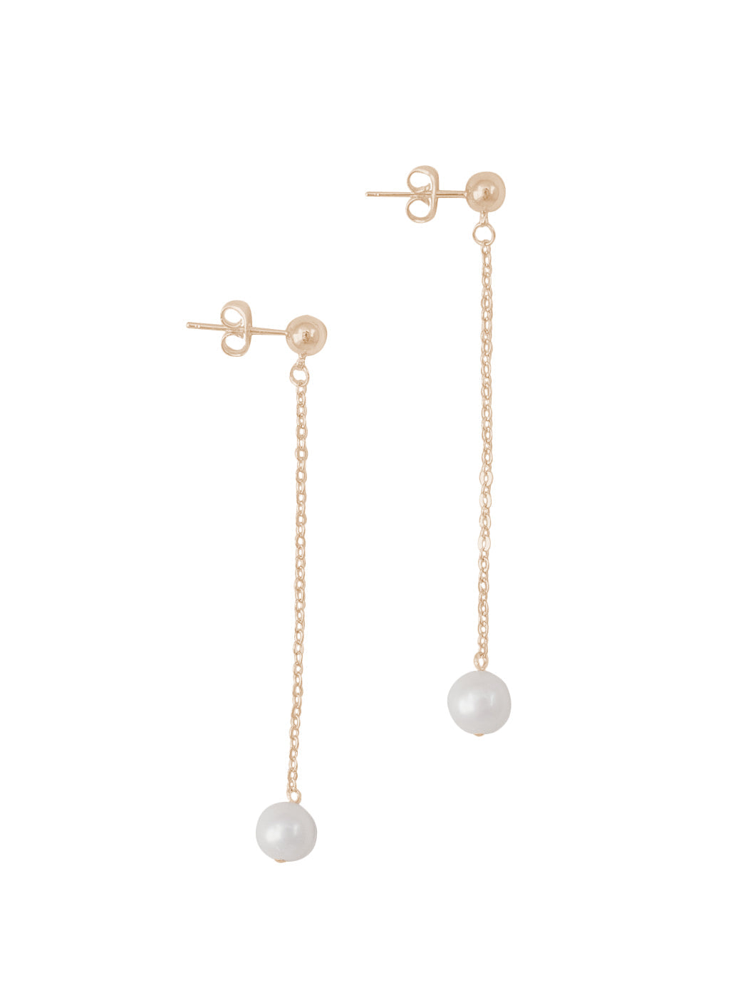 Connie Earrings in White