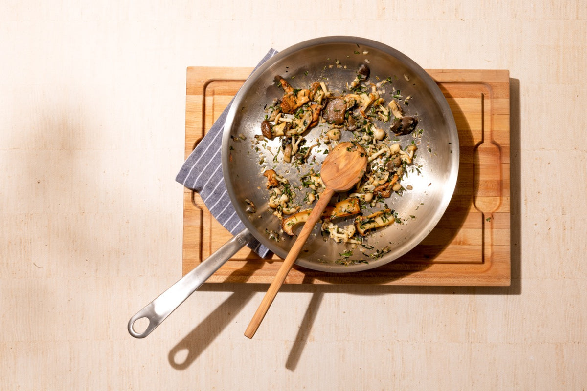 2-Piece Stainless Clad Frying Pan Set