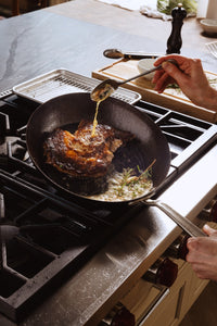 Seasoned Carbon Steel Frying Pan 10"