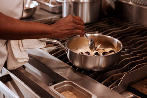 Stainless Clad Saucier in 3 QT
