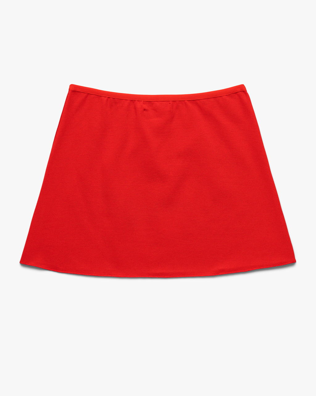 Court Stretch Slip Skirt in Spence Red