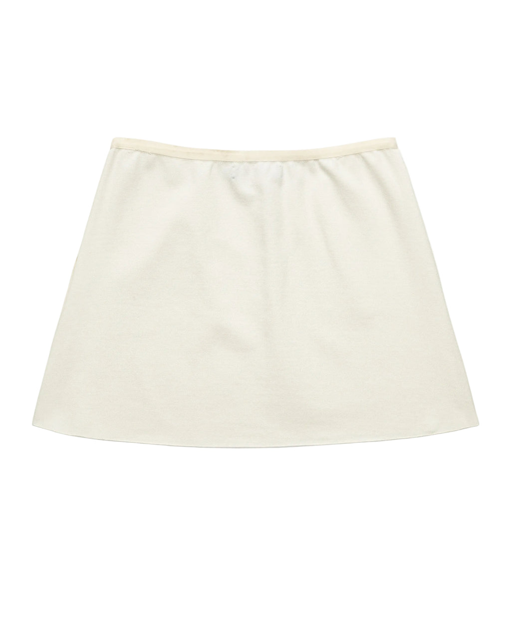 Court Stretch Slip Skirt in Tennis White
