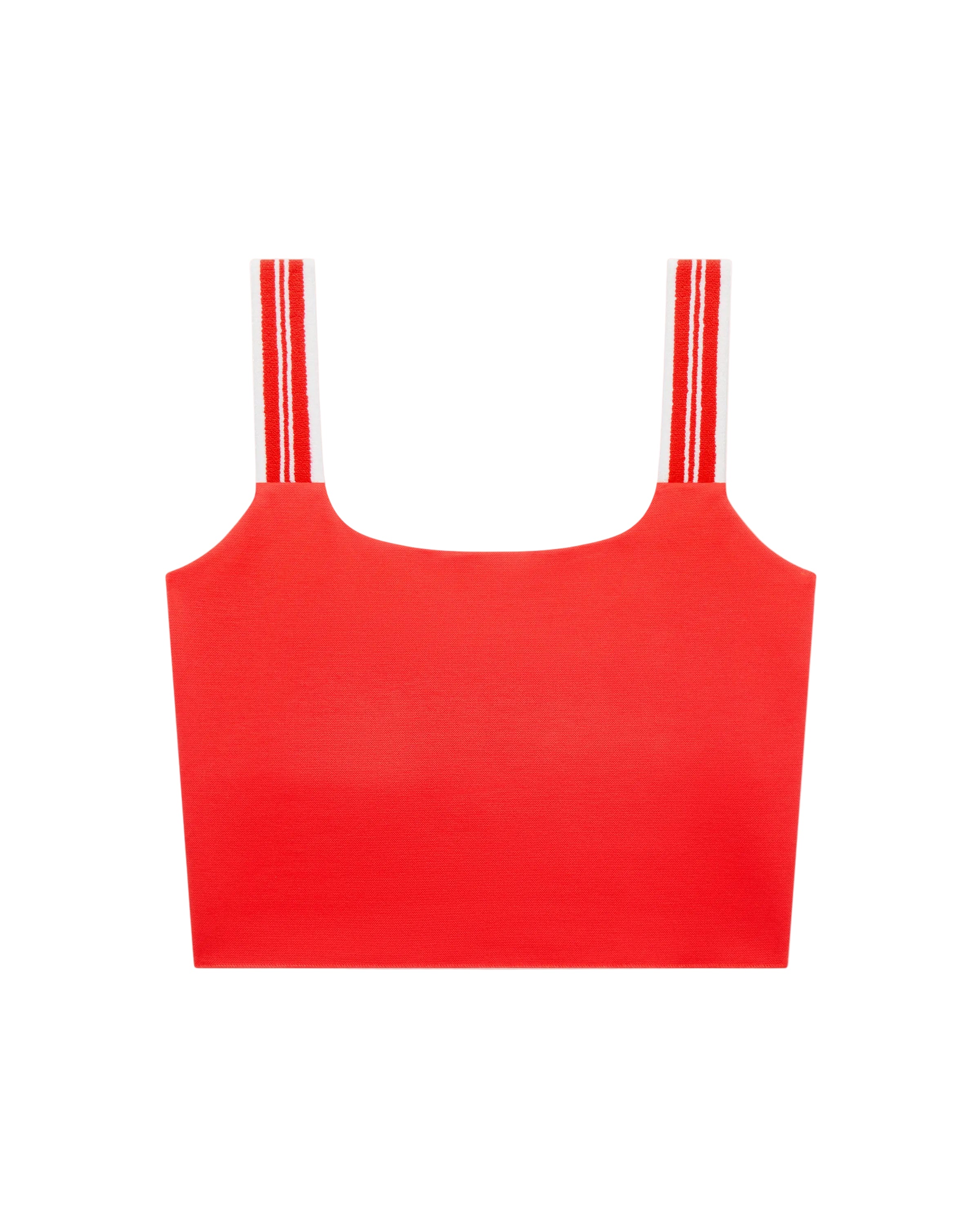 Court Stretch Tank in Spence Red