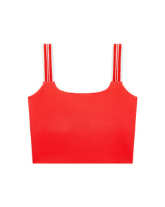 Court Stretch Tank in Spence Red