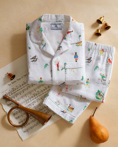 Kid’s Twill Pajama Set in 12 Days of Christmas
