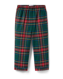 Kid’s Brushed Twill Pajama Pants in Kensington Tartan