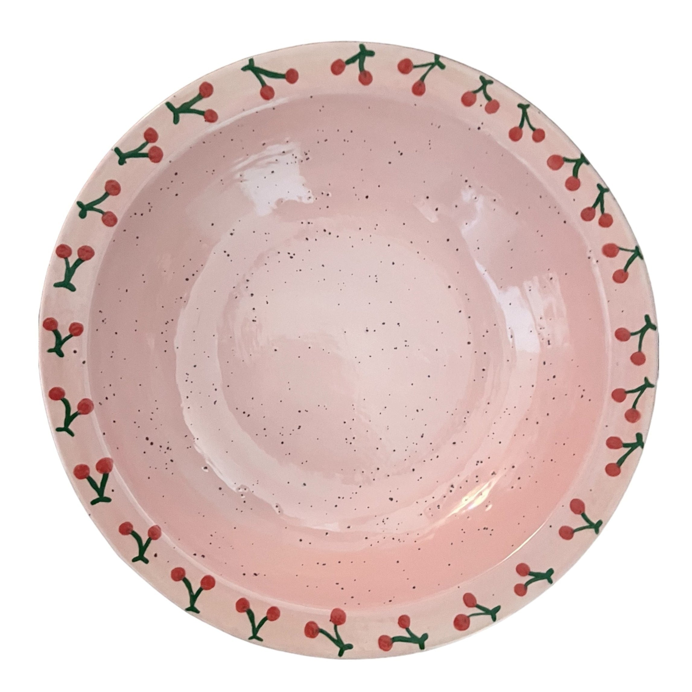 Hand-painted Cherry Bowl