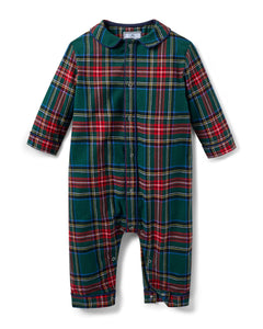 Baby’s Brushed Twill Cambridge Romper in Kensington Tartan