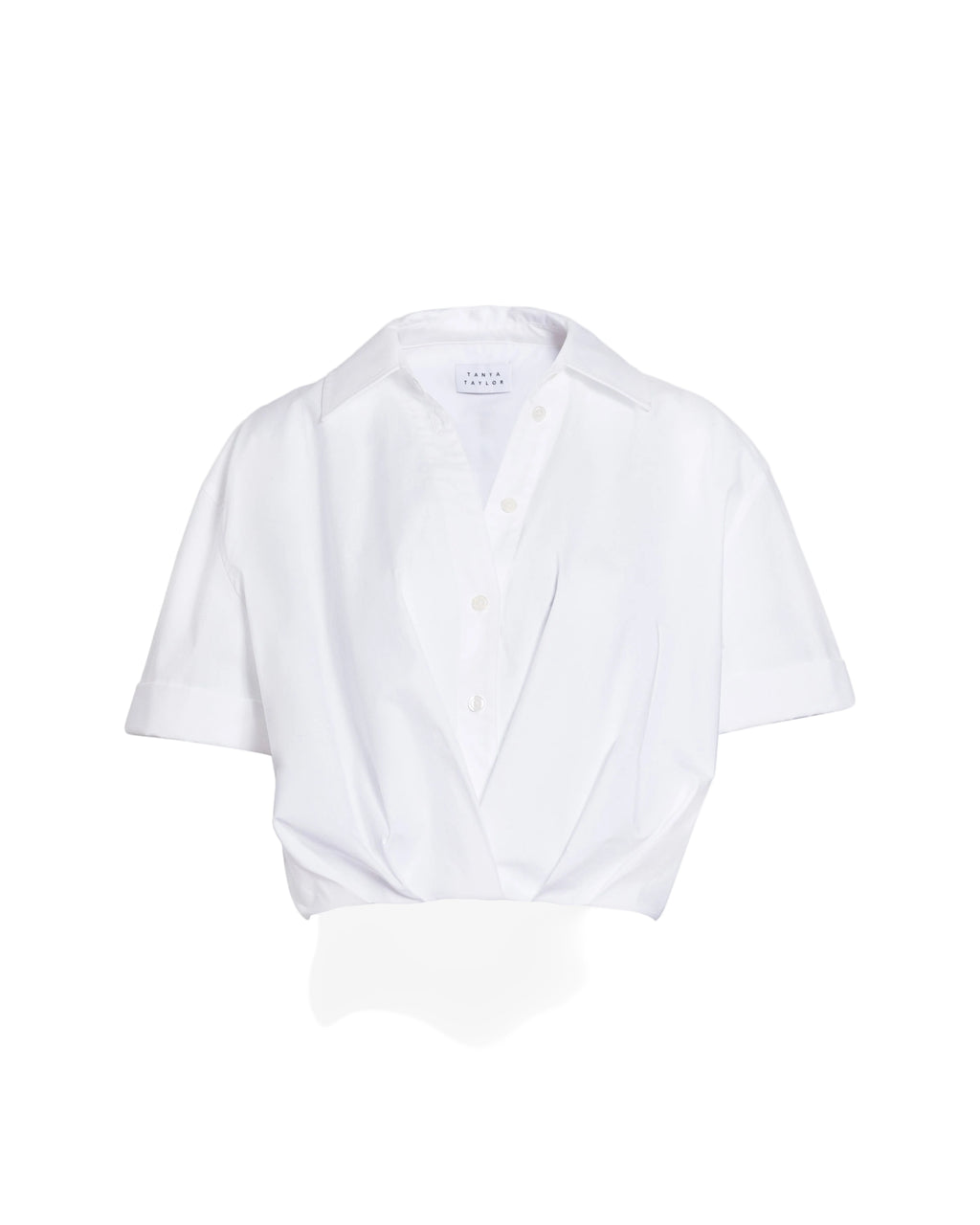 Cropped Oakley Top in Optic White