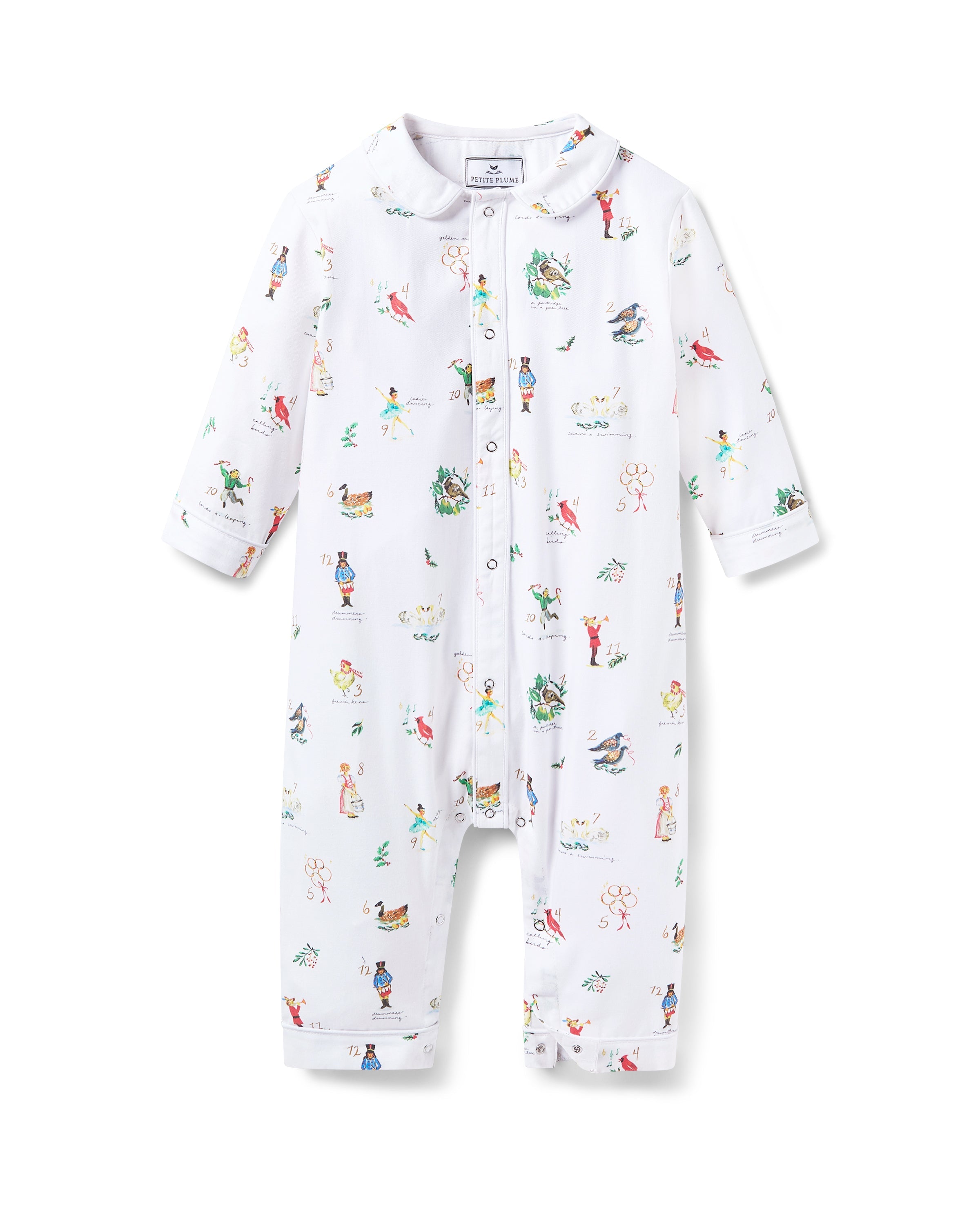 Baby’s Twill Cambridge Romper in 12 Days of Christmas